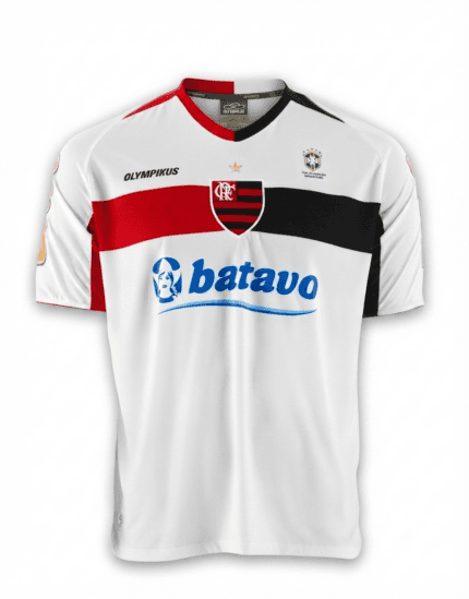 Camisa Flamengo 2010/11 - Retrô Masculina - Branca