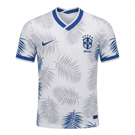 Camisa Brasil 2022 Conceitual - Retrô Masculina - Branca - Azul