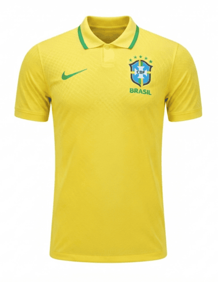 Camisa Brasil 2025/26 Polo - Jogador Masculina - Amarela