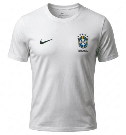 Camisa Brasil 2026/27 Dry Fit - Torcedor Masculina - Branca
