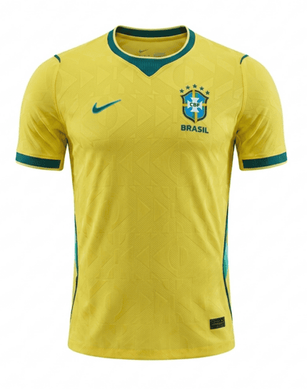 Camisa Brasil 2026/27 - Jogador Masculina - Amarela - Verde