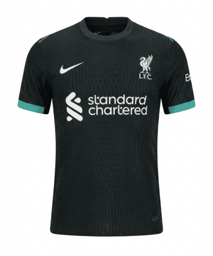 Camisa Liverpool 2024/25 III - Jogador Masculina - Preta - Azul