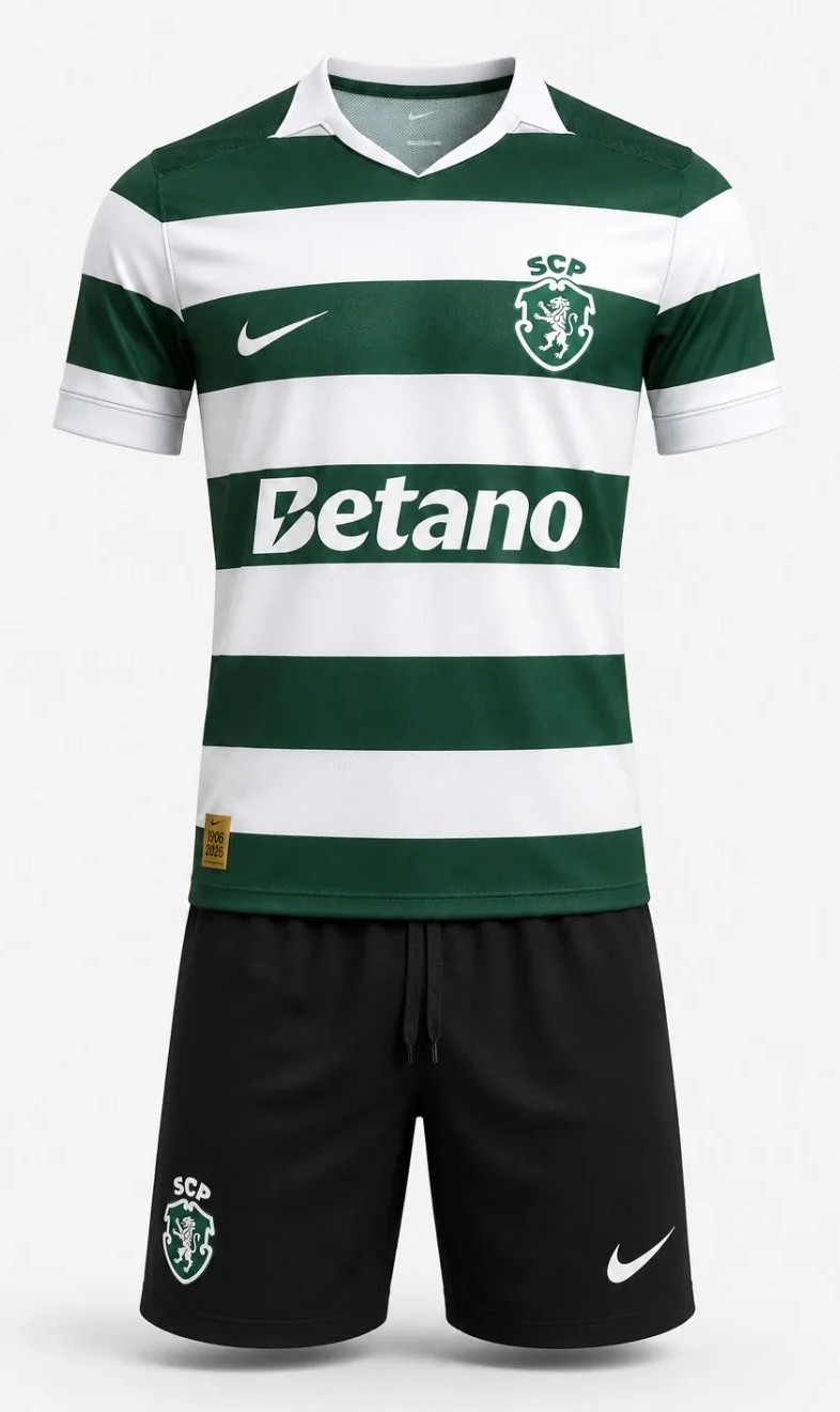Kit_Infantil_Sporting_Lisboa_202627_Home_Verde_Branca_Preta