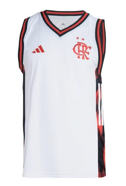 Regata Basquete Flamengo 2025/26 - Torcedor Masculina - Branca