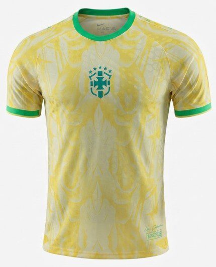 Camisa Brasil 2026/27 Edição Comemorativa - Jogador Masculina - Amarela - Verde