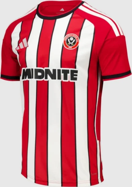 Camisa Sheffield United FC 2026/27 - Torcedor Masculina - Vermelha - Branca