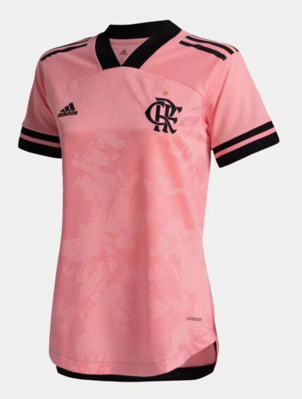 Camisa Flamengo 2020/21 Outubro Rosa - Retrô Feminina