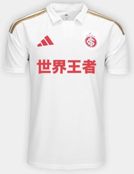 Camisa SC Internacional 2026/27 Patrocínios - Torcedor Masculina - Branca