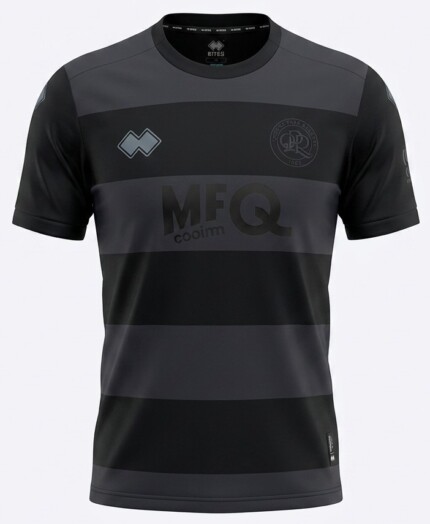 Camisa Queens Park Rangers (QPR) 2026/27 - Torcedor Masculina - Preta Cinza