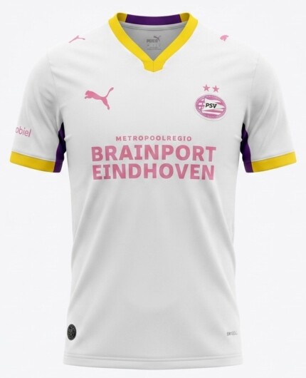 Camisa PSV Eindhoven 2026/27 - Torcedor Masculina - Branca