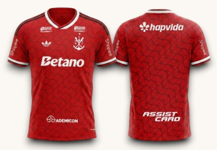 Camisa Flamengo 2026/27 Patrocínios - Torcedor Masculina - Vermelha