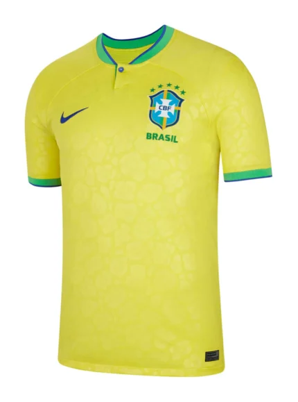 Camisa Brasil 2022 - Retrô Masculina - Amarela - Verde