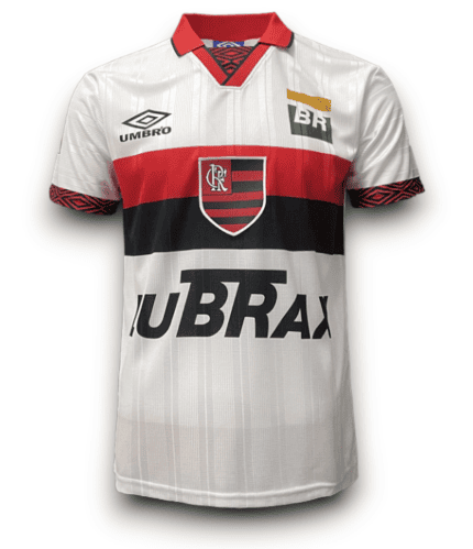 Camisa Flamengo 1995/96 Umbro - Retrô Masculina - Branca