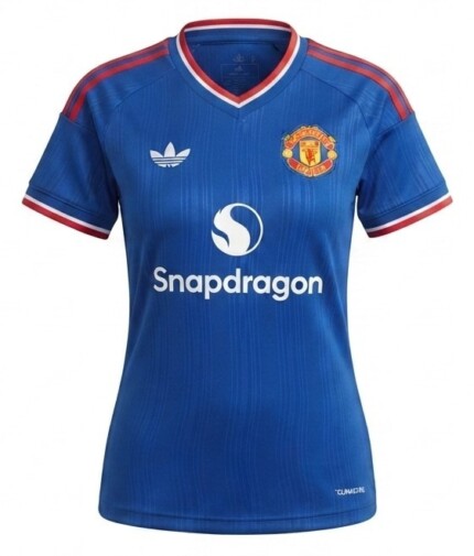 Camisa Manchester United 2026/27 - Torcedor Feminina - Azul
