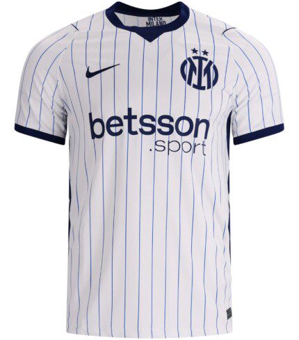 Camisa Inter de Milão 2026/27 - Jogador Masculina - Branca - Azul
