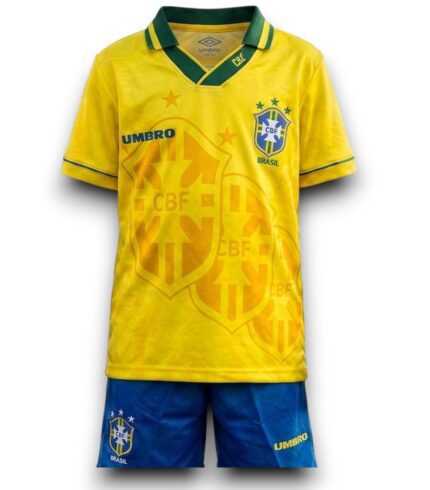 Kit Infantil Brasil 1994 - Retrô - Amarela - Verde - Azul