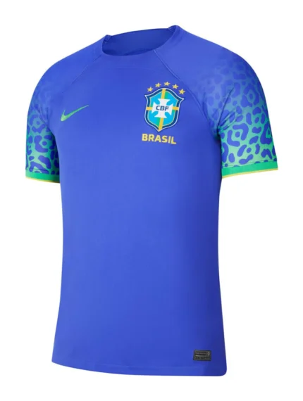 Camisa Brasil 2022 - Retrô Masculina - Azul - Verde