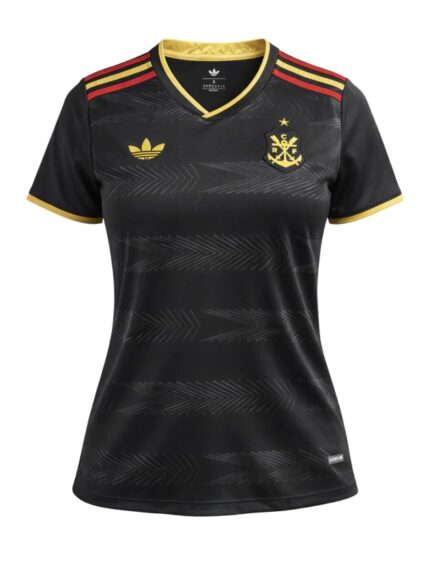 Camisa Flamengo 2026/27 Edição Especial - Torcedor Feminina - Preta Dourada