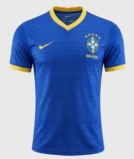 Camisa Brasil 2026/27 Conceitual - Torcedor Masculina - Azul - Amarela