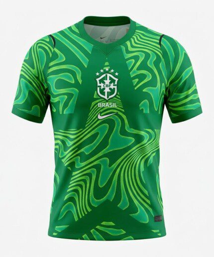 Camisa Brasil 2026/27 Goleiro - Torcedor Masculina - Verde