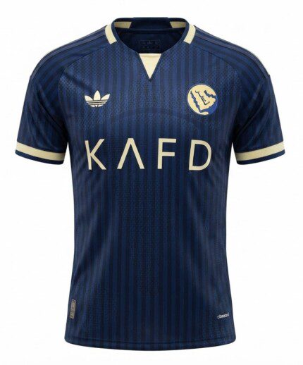 Camisa Al-Nassr 2026/27 - Jogador Masculina - Azul - Amarela