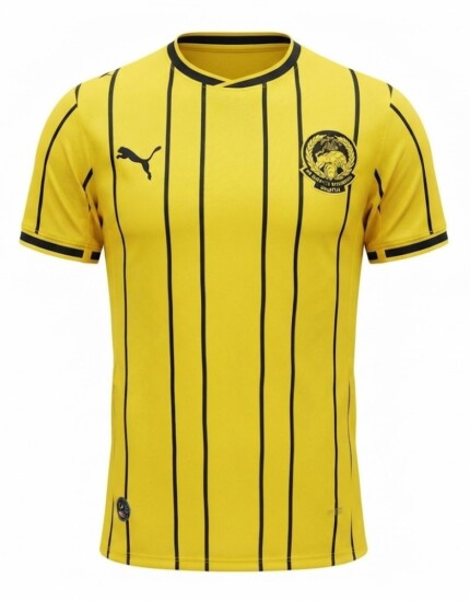 Camisa Malásia 2026/27- Jogador Masculina - Amarela - Preta