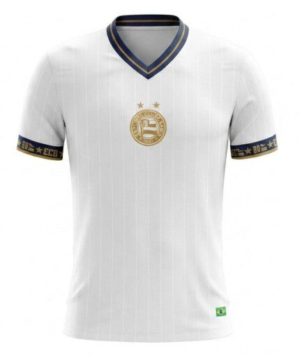 Camisa Bahia 2026/27 Sócio-Tordedor - Torcedor Masculina - Branca - Dourada