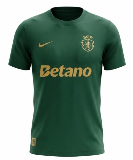 Camisa Sporting CP 2026/27 Aniversário de 120 Anos - Torcedor Masculina - Verde