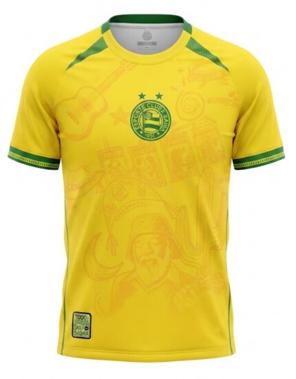 Camisa Bahia 2026/27 Edição Brasil - Torcedor Masculina - Verde - Amarela