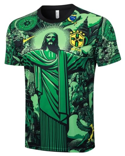 Camisa Brasil 2025/26 Cristo Redentor - Torcedor Masculina - Verde